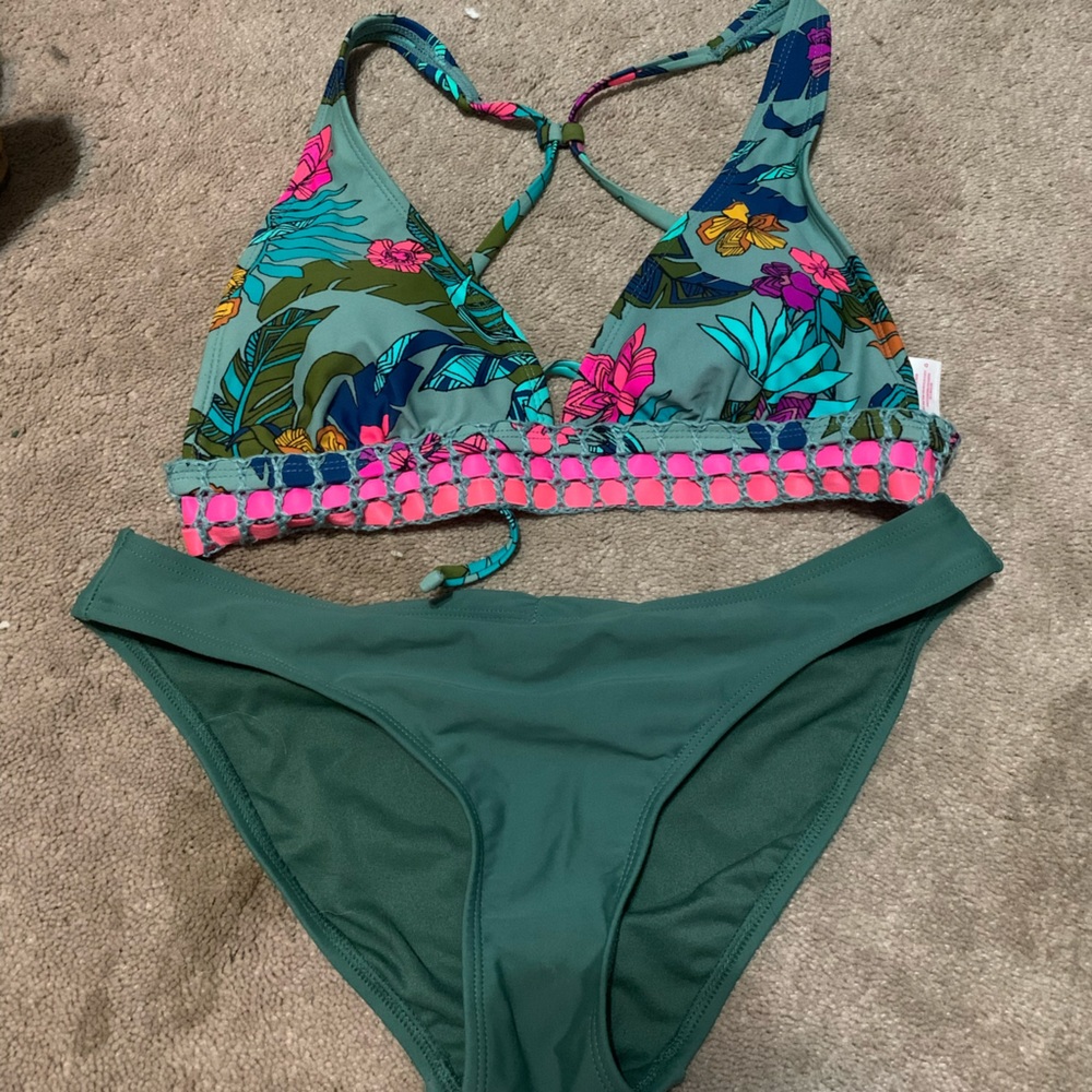 target bikini set size large top size medium bottoms